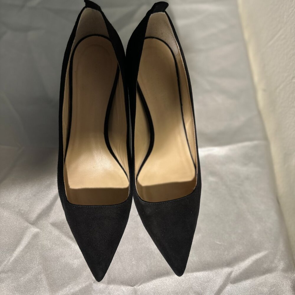 Everlane Black Suede Heels – Size 7.5 - Picture 6 of 7